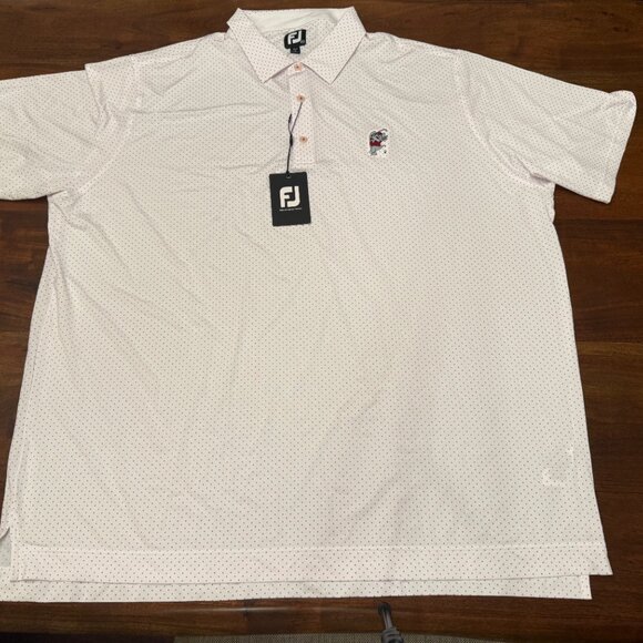 White FootJoy Swinging Elephant Club Polo – Alabama Golf Booster Exclusive (NWT) - Picture 4 of 5